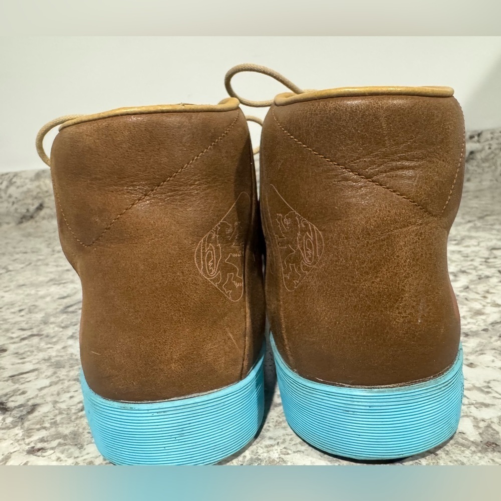 Nike LeBron X NSW Lifestyle NRG in the Hazelnut/Tide Pool Blue Men’s Size 10 - Picture 5 of 10